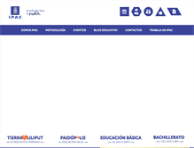 Tablet Screenshot of ipac.edu.ec