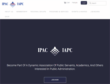 Tablet Screenshot of ipac.ca